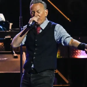 The Late Show Bruce Springsteen Blue Vest