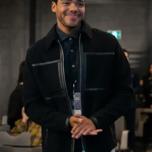 The Love Hypothesis Jeremy Langley Black Suede Jacket
