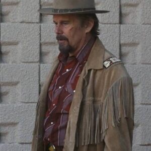 The Lowdown S01 Ethan Hawke Brown Fringe Jacket