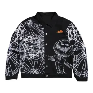 The Nightmare Before Christmas Pumpkin Fright Raw Denim Jacket