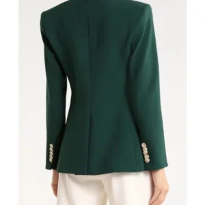 The Young And The Restless Sharon Newman Dark Green Blazer For Sale
