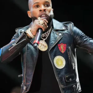 Tory Lanez HOT 97 Summer Jam 2018 Biker Leather Jacket