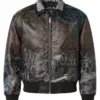 True Religion Men’s Trophy Retro Bomber Jacket