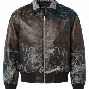 True Religion Men’s Trophy Retro Bomber Jacket