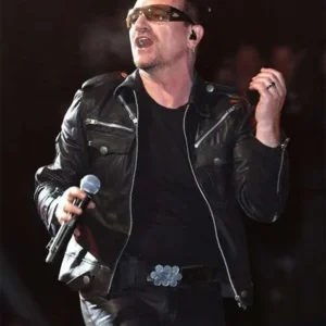 U2 Innocence Experience Bono Vox Leather Jacket
