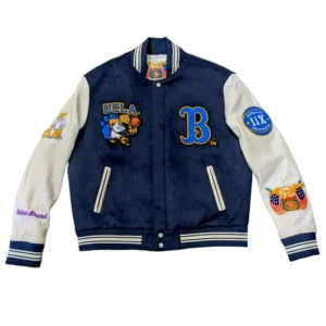 UCLA Bruins Navy Letterman Varsity Jacket