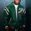 Vini Jr. Pelle Pelle Soda Club Green Leather Jacket