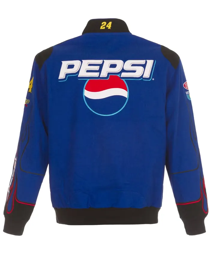 Jeff Gordon JH Design Pepsi Royal Blue Twill Uniform Jacket - Image 2