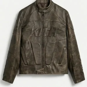 Vintage Kith Distressed Leather Wayne Moto Jacket