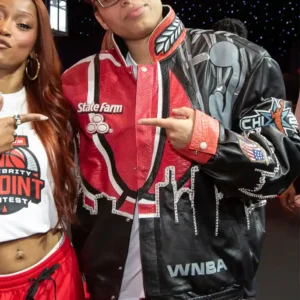WNBA 3-Point Contest Champion Leather Jacket For Sale