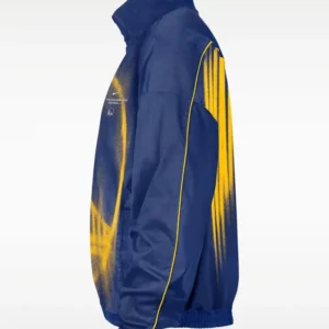 Warriors Blue Basketball Jacket