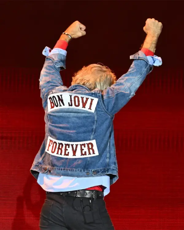 Wembley Stadium Jon Bon Jovi Denim Jacket