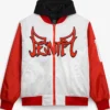 White Zip-Up Hooded Jacket