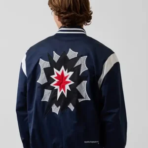 Whitney Standing Explosion Varsity Jacket