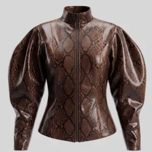 Womens Snake Print Jacket