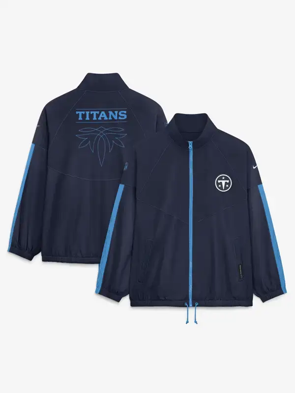Women’s Titans Nike 2026 Rivalries Oversized Full-Zip Jacket