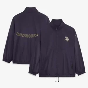 Women’s Vikings Nike 2026 Rivalries Oversized Full-Zip Jacket