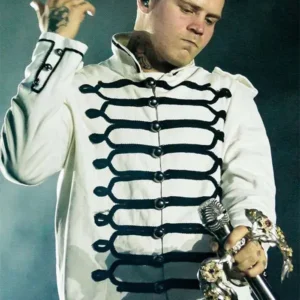 Get Yung Lean White Napoleon Military Jacket