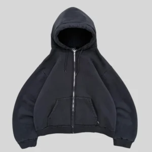 black Akimbo Pro Work Zip-Up Hoodie