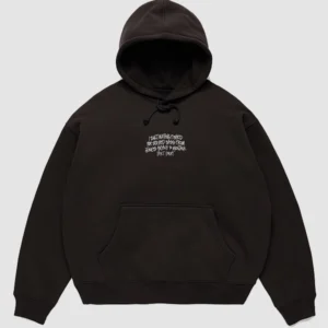 black Stussy x Denim Tears New York Fishing Tour Hoodie
