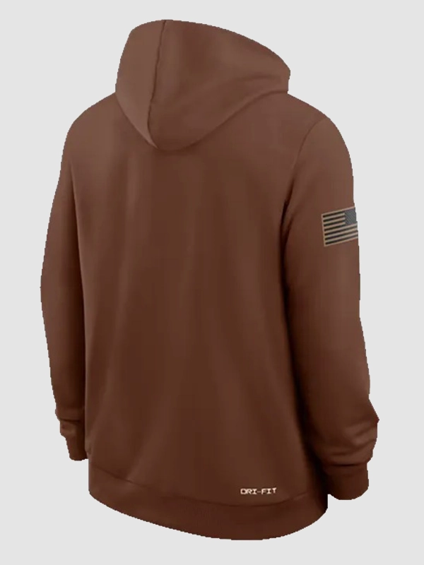 brown Military Appreciation Purdue Boilermakers Hoodie