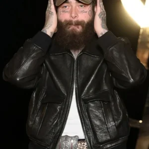 buy 2026 Post Malone Leather Jacket