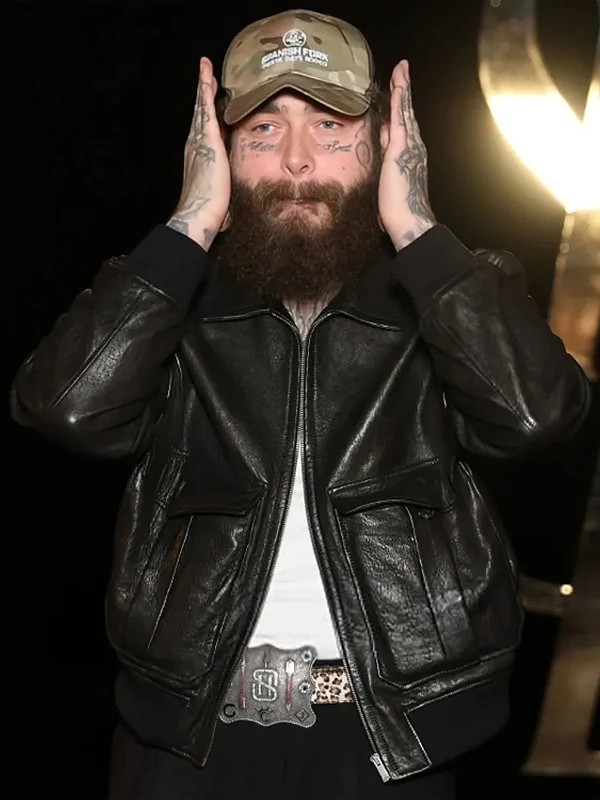 buy 2026 Post Malone Leather Jacket