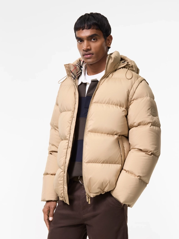 buy Burberry beige Puffer Jacket