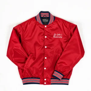 buy Mascot Johnnies Red Bomber Jacket