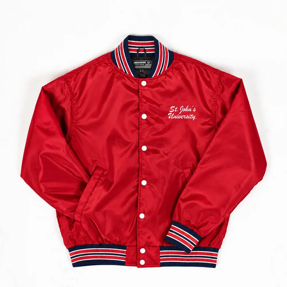 buy Mascot Johnnies Red Bomber Jacket