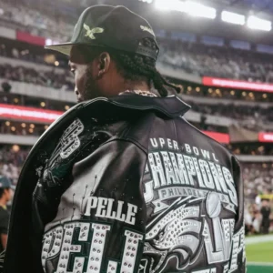 buy Meek Mill Eagles Jacket Pelle Pelle