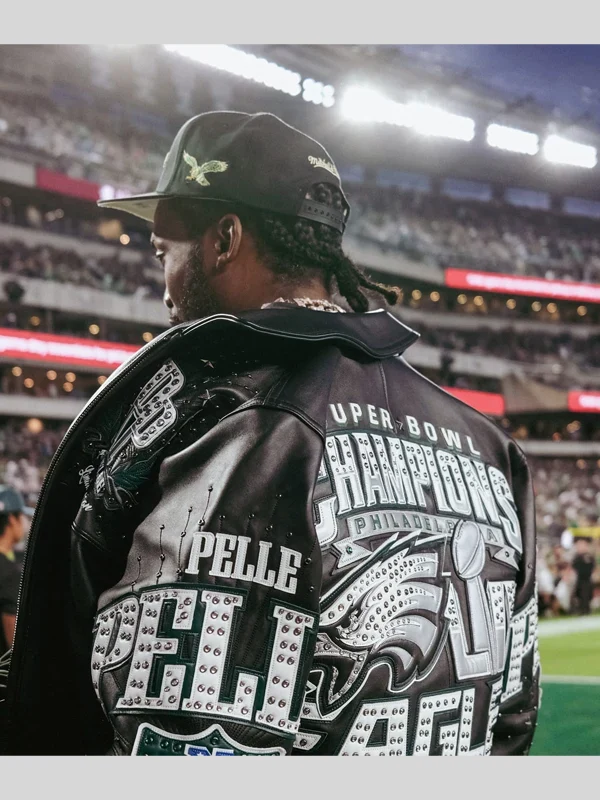 buy Meek Mill Eagles Jacket Pelle Pelle