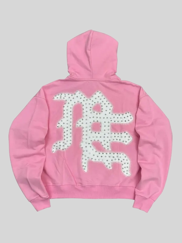 buy Mixed Emotion End Rhinestone Hoodie For Sale