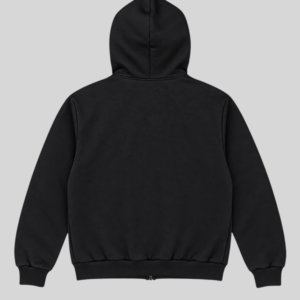 buy N0RTH4EVR Fawn Cropped Zip Black Hoodie