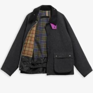 buy Paul Smith × Barbour Charcoal Transport Jacket