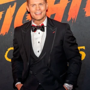 buy Street Fighter Premiere Cody Rhodes Black Suit Blazer for sale