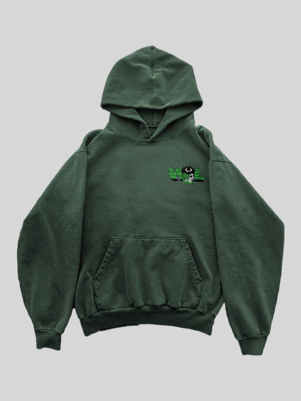 buy Warren Lotas Angry Man Green Hoodie