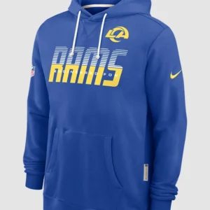 buy now Aaron Donald 2026 Los Angeles Rams Sideline Hoodie