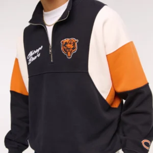buy now Abercrombie Chicago Bears Half-Zip Sweatshirt