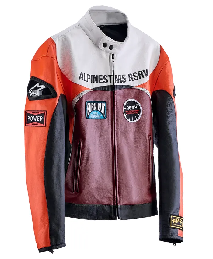 buy now Alpinestars RSRV Race Craft Leather Moto Jacket