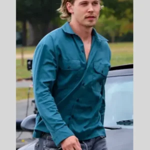 buy now Austin Butler Caught Stealing Blue Jacket