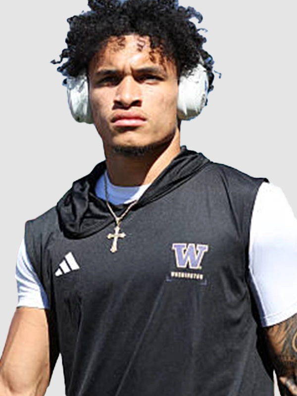 buy now Demond Williams Jr. 2026 Washington Huskies Sleeveless Hoodie for sale