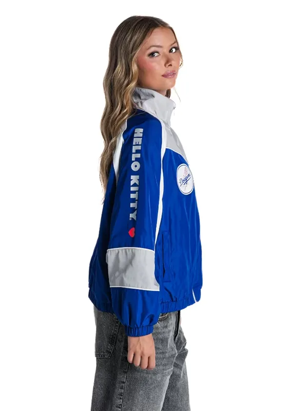 buy now Dodgers The Wild Collective Hello Kitty Track Jacket