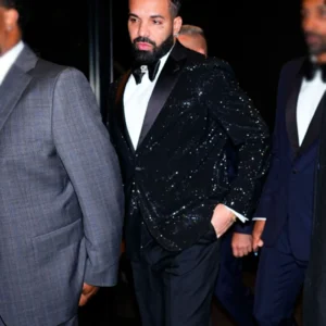 buy now Drake 40th birthday celebrations Sequin Blazer