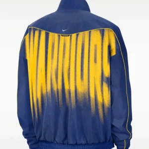 buy now Golden State Warriors Nike Blue Woven Basketball Jacket