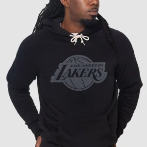 buy now Homage Los Angeles Lakers Logo Blackout Hoodie