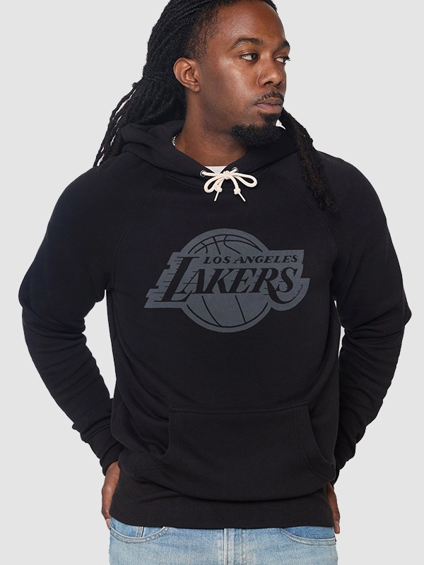 buy now Homage Los Angeles Lakers Logo Blackout Hoodie