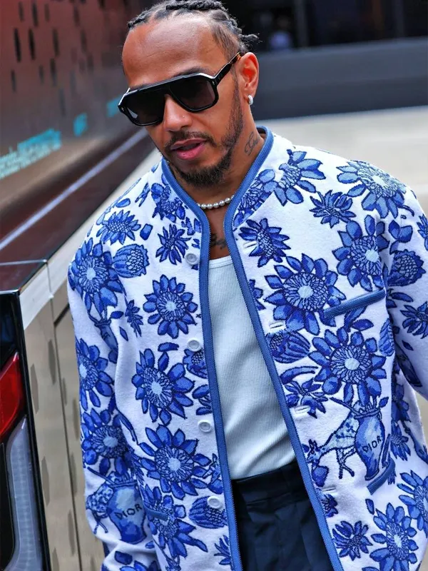 buy now Lewis Hamilton x Dior Floral Jacket