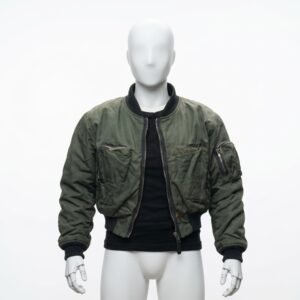 buy now Lulu Wilson The Last Temptation of Becky Olive Green Bomber Jacket