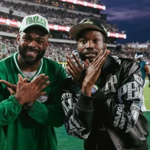 buy now Meek Mill Eagles Jacket Pelle Pelle